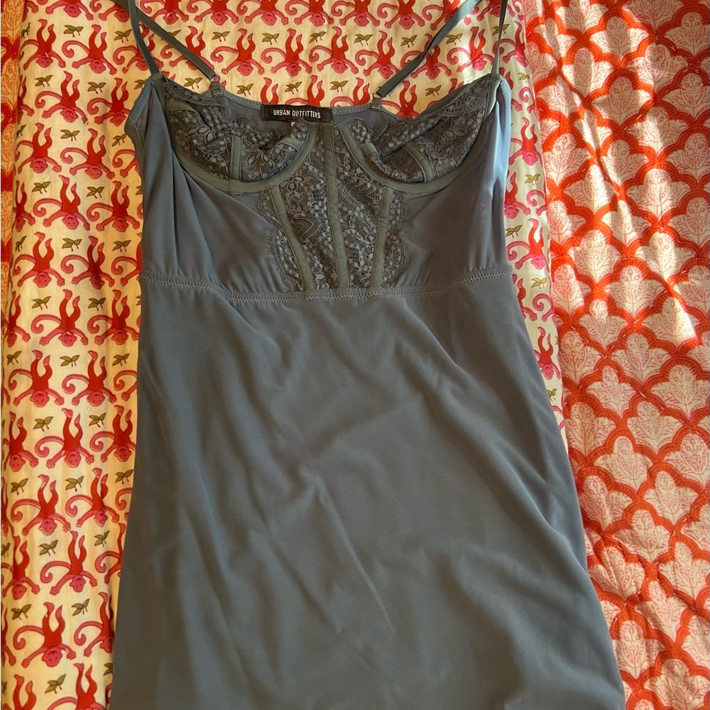 urban outfitters modern love bustier mini dress
